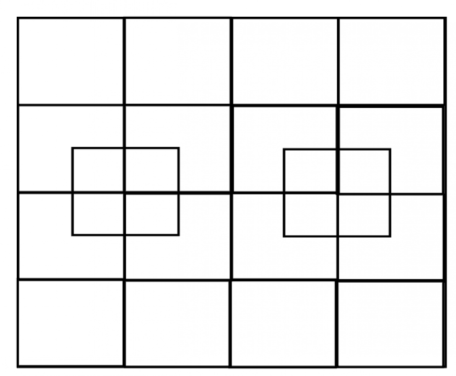 Πόσα τετράγωνα βλέπετε στην φωτογραφία?